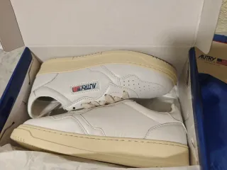 Zapatillas Autry Mujer Talla 38 Beige/Blanco