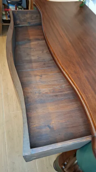 Mesa consola antigua restaurada