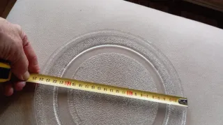 Plato de cristal para microondas