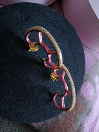 Pendientes Tous Aro Oro y Rosa