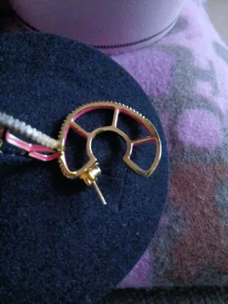 Pendientes Tous Aro Oro y Rosa