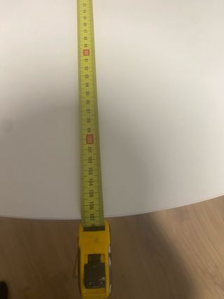 Mesa de comedor redonda blanca