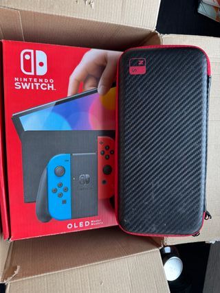 Nintendo Switch OLED Gris/Azul