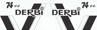 Pegatina Derbi TT80 74cc