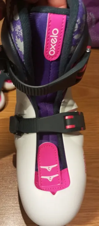 Patines niña T34-36 + Casco y Protecciones