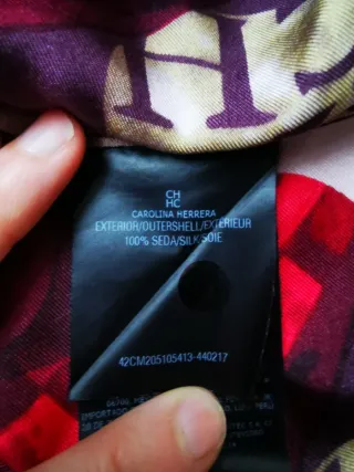 Blusa Seda Carolina Herrera