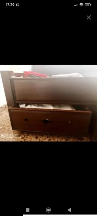 Baúl de madera teca