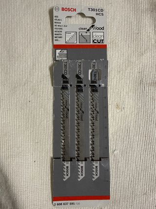 Hojas Sierra de calar Bosch T301CD HCS (3 uds)