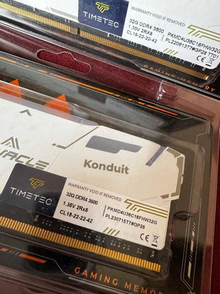 64GB RAM DDR4 Timetec Konduit RGB (2x32GB)