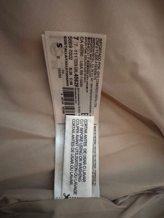 Chaleco acolchado MNG beige con bolsillos