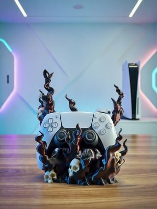 Soporte Mando PS5/PS4/Xbox con Calaveras