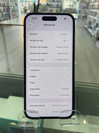 iPhone 14 Pro 256GB Negro