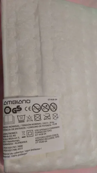 Manta Eléctrica Calentadora