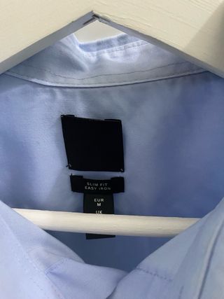 Camicia H&M Uomo Taglia L Celeste