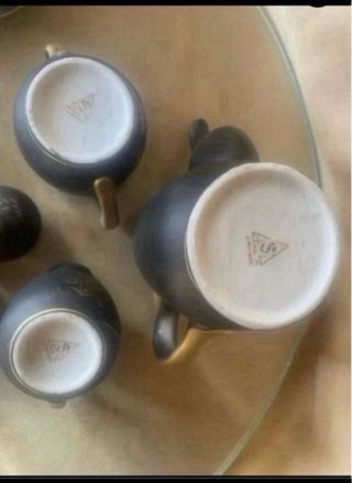 Juego café porcelana Japón 70s