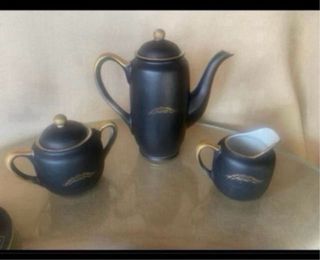 Juego café porcelana Japón 70s