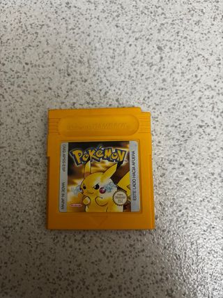 Pokémon Amarillo Edición Especial Pikachu Game Boy