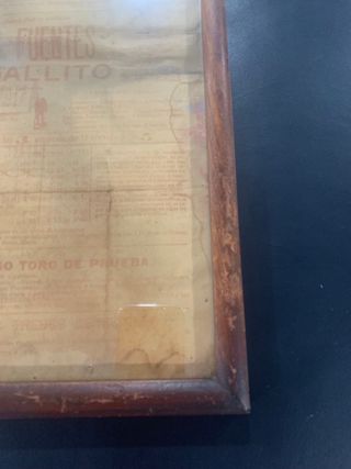 Cartel Taurino 1908 Puerto de Santa Maria