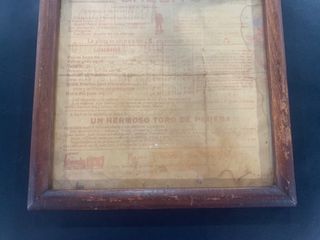 Cartel Taurino 1908 Puerto de Santa Maria