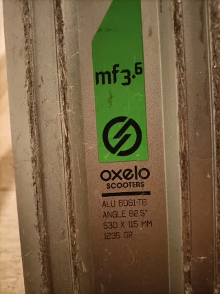 Patinete Freestyle Niño Oxelo Verde/Negro