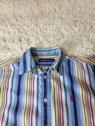 Camicia a maniche lunghe Ralph Lauren a righe multicolor