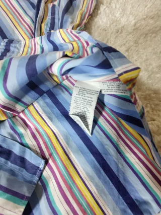 Camicia a maniche lunghe Ralph Lauren a righe multicolor