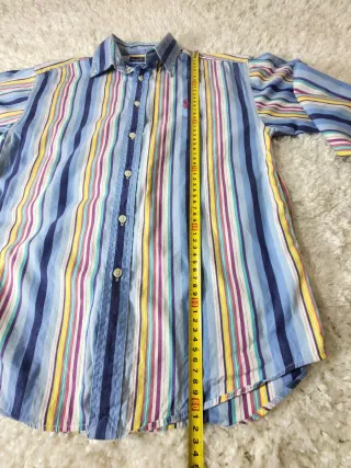 Camicia a maniche lunghe Ralph Lauren a righe multicolor