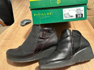 Botines Pitillos Piel Talla 39