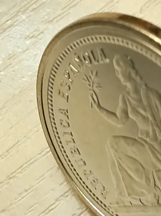 Moneda Una Peseta España 1933