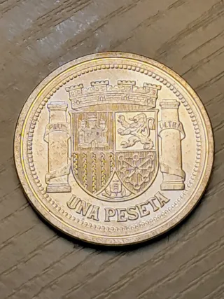 Moneda Una Peseta España 1933