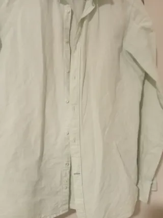 Camicia verde da uomo