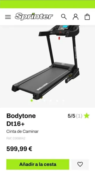 Cinta de correr bodegones de 16