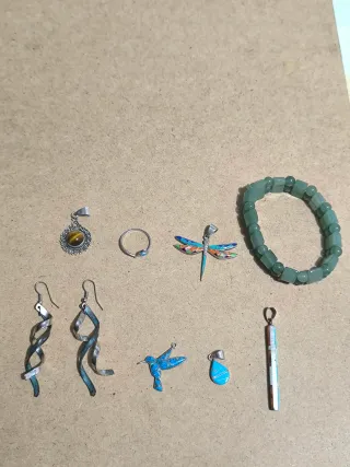 Colgante Ojo de Tigre India Plata