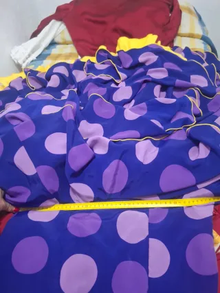 Traje de flamenca con lunares morado talla 40..42