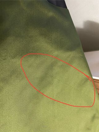 Corte fallera + tela de corpiño verde oliva negro