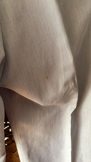 Pantalon vintage raya dimplomática azul