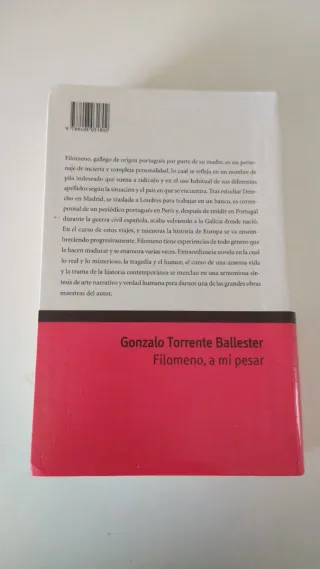 Filomeno, a mi pesar.
