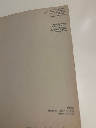 Catalogo Piero Manzoni