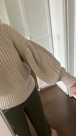 Jersey Zara manga abullonada talla M