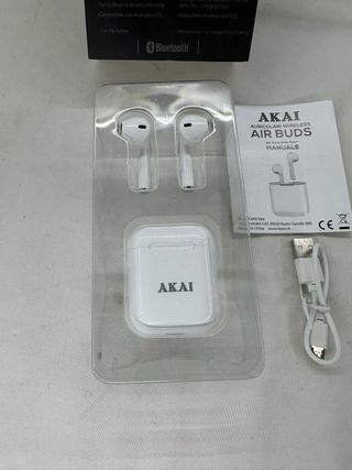 Auriculares Inalámbricos AKAI TWS Blancos