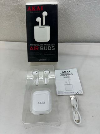 Auriculares Inalámbricos AKAI TWS Blancos