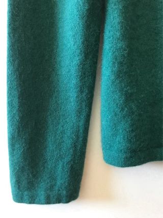Jersey Lana Cashmere Land's End Talla S/M Verde