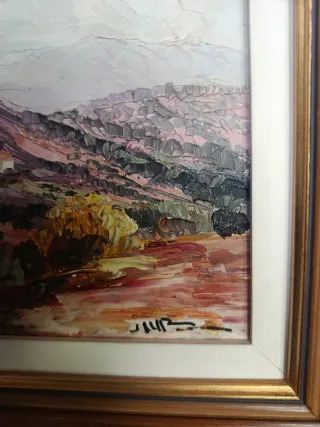 Óleo Cerro Zumbel J.M.Parras