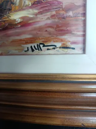 Óleo Cerro Zumbel J.M.Parras