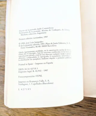 Libro Mar al fondo de José Luis Sampedro