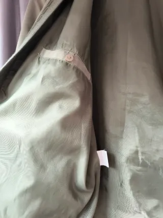 Chaqueta verde claro hombre