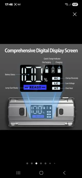 Arrancador Coche/Camión 12V 2000A CXY