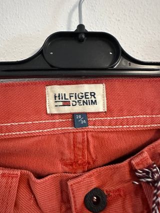 Jeans Tommy Hilfiger Straight Leg W28L34 Arancioni