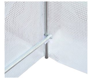 Invernadero Outsunny 250x200x200 cm Blanco