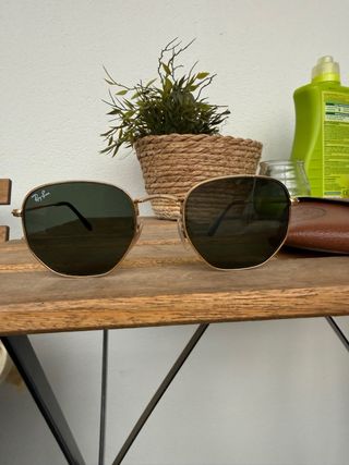 Gafas Ray-Ban Octagonales Doradas